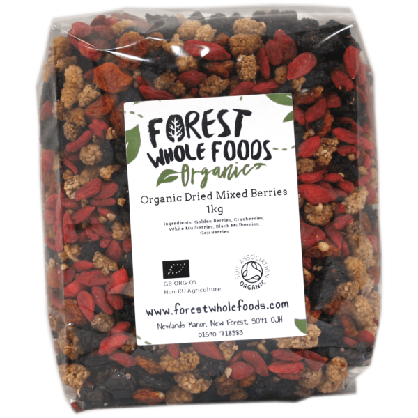 Organic Dried Mixed Berries - Forest Whole Foods