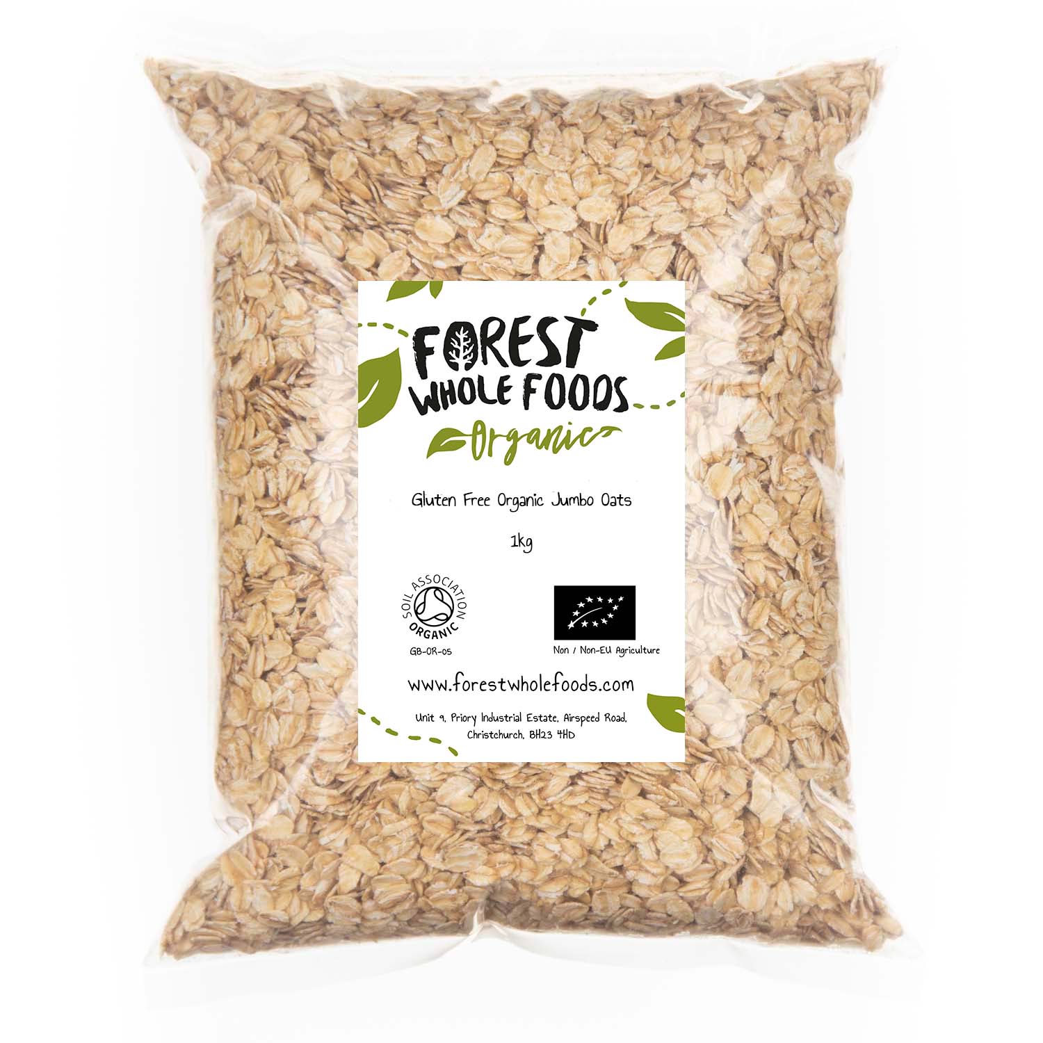 Gluten Free Organic Jumbo Oats - Forest Whole Foods