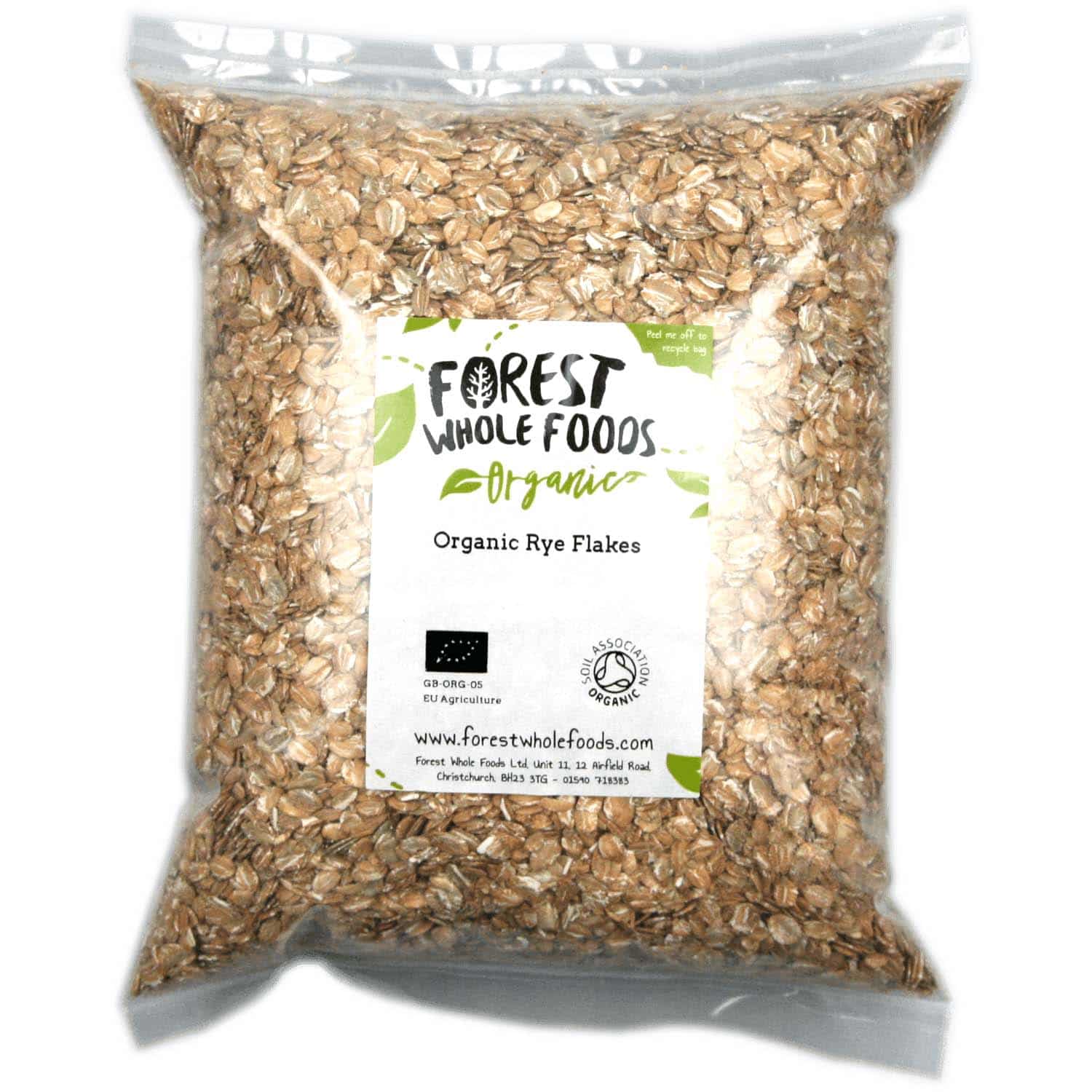 Organic Rye Flakes - Forest Whole Foods