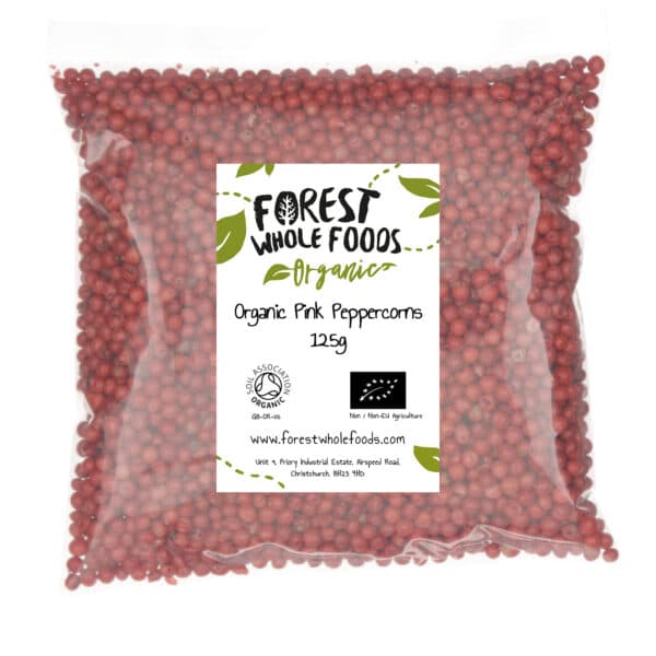organic pink peppercorns 125g