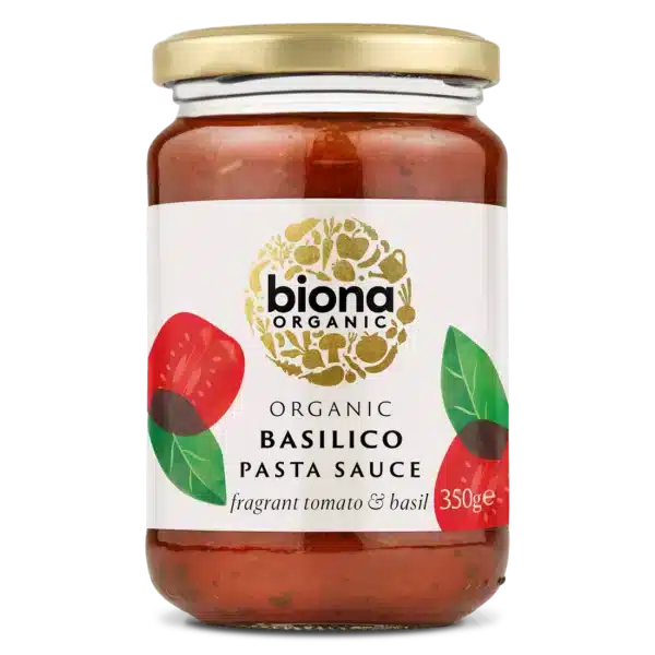 Biona Organic Basilico Pasta Sauce Tomato & Basil 350g