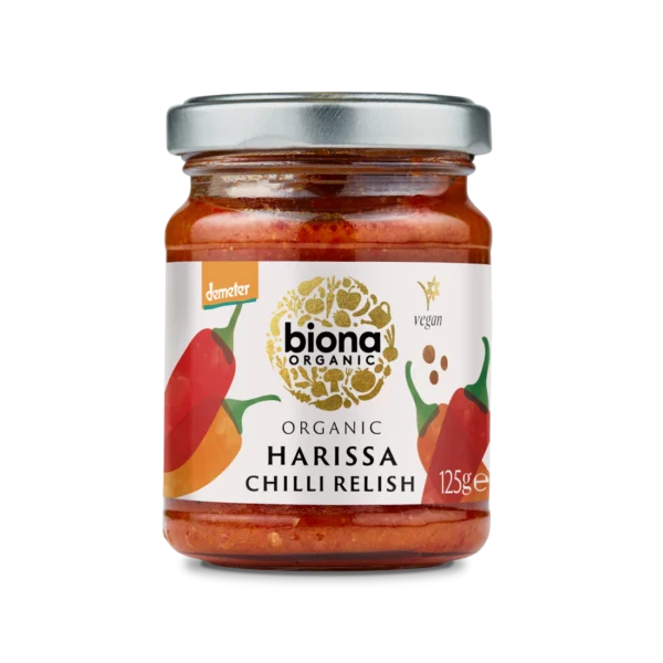 Biona Organic Harissa Chilli Relish 125g