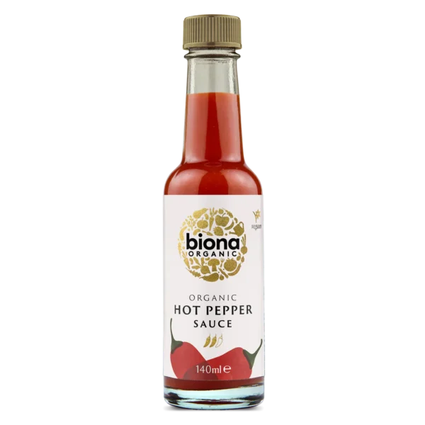 Biona Organic Hot Pepper Sauce 140ml