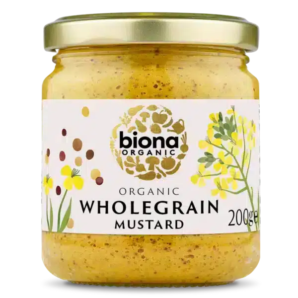 Biona Organic Wholegrain Mustard 200g