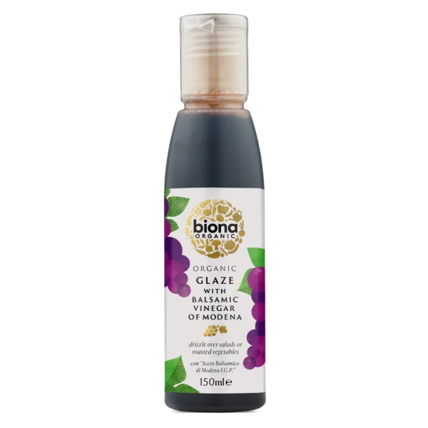 biona organic balsamic glaze 150ml