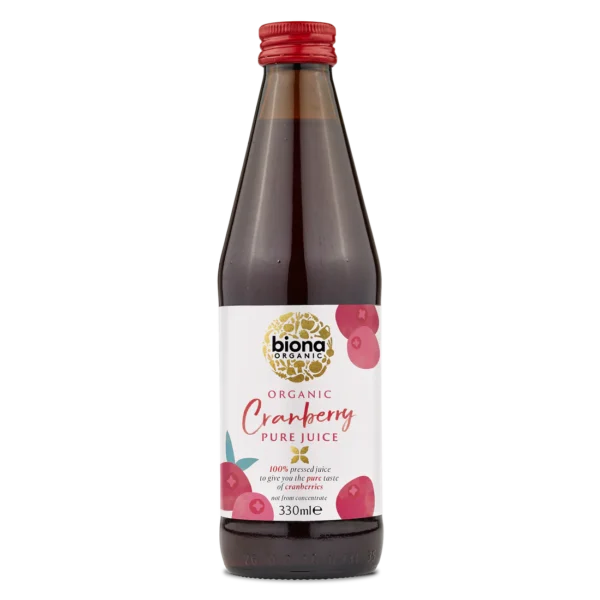 Biona Organic 100% Cranberry Juice UK 330ml