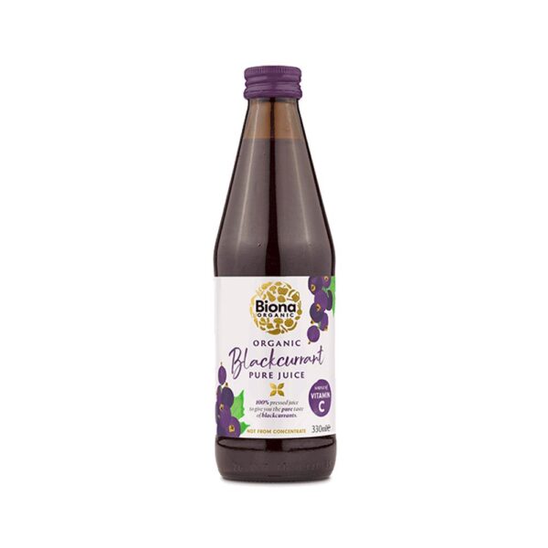 Biona Organic Blackcurrant Juice 330ml