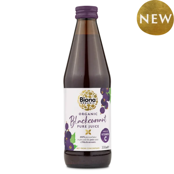 Biona Organic Blackcurrant Juice 330ml