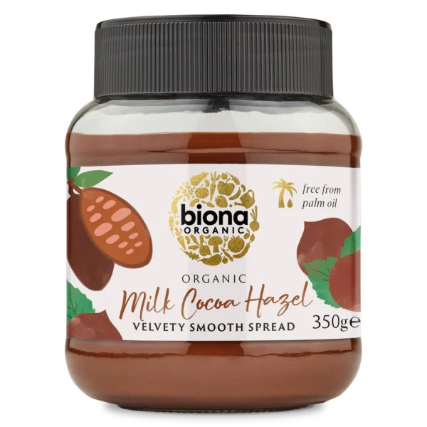 Biona Organic Milk Chocolate & Hazelnut Chocolate Spread 350g