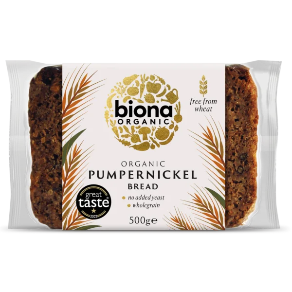 Biona Organic Pumpernikel Bread 500g