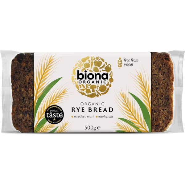 Biona Organic Rye Bread 500g