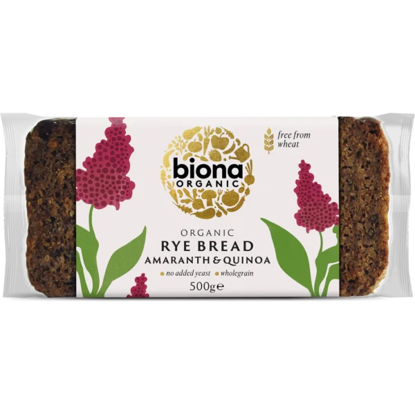 Biona Organic Rye Bread Amaranth & Quinoa