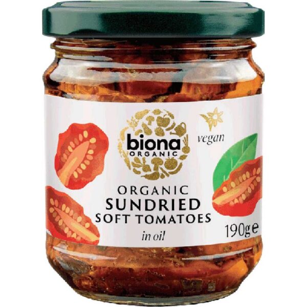 Biona Organic Sun Dried Tomatoes In Oil 190g