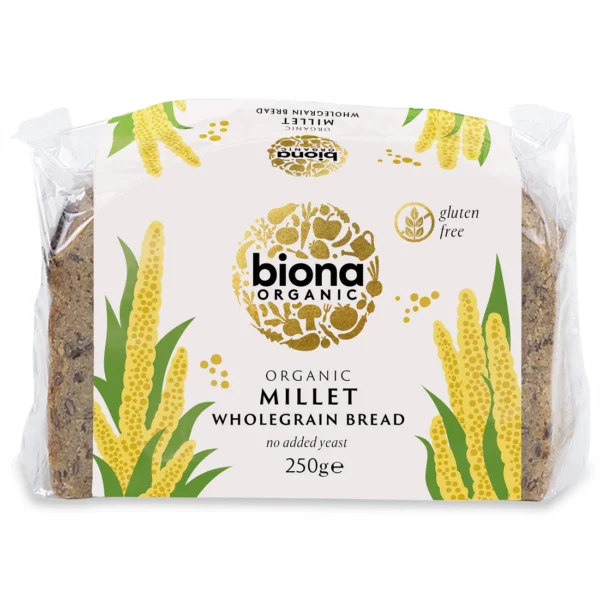 Biona Organic Millet and Buckwheat Bread 250g