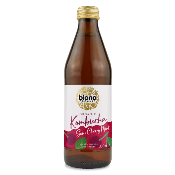 Biona Organic Kombucha Cherry & Mint 330ml