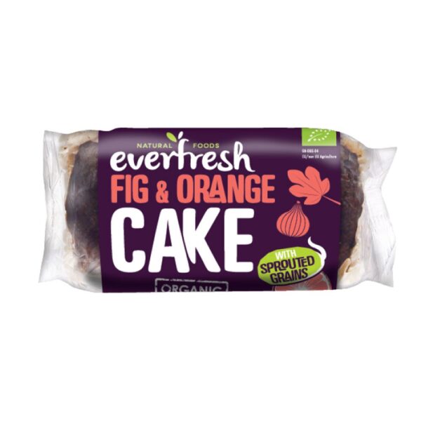 Everfresh Organic Fig & Orange With Sprouted Wheat Cake 350g