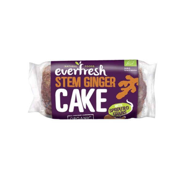 Everfresh Organic Stem Ginger & Sprouted Grains Cake 350g