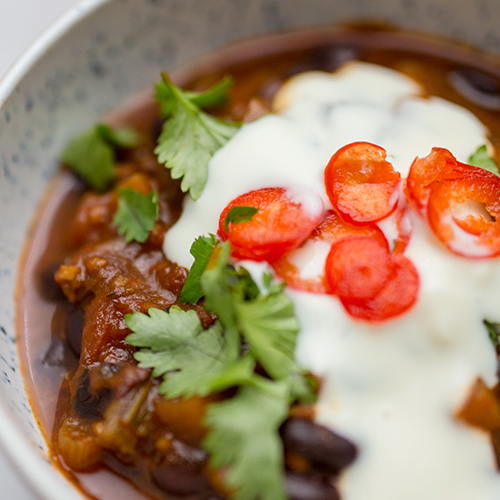 BLACK BEAN CHILLI RECIPE