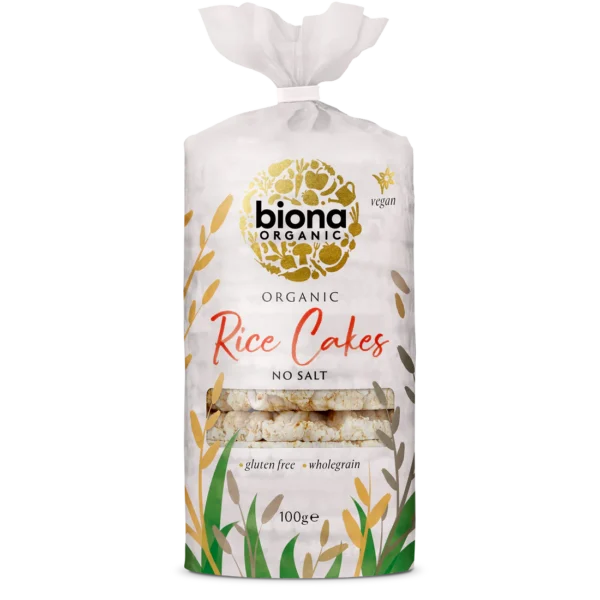 Biona Gluten Free Organic Rice Cakes No Salt 100g