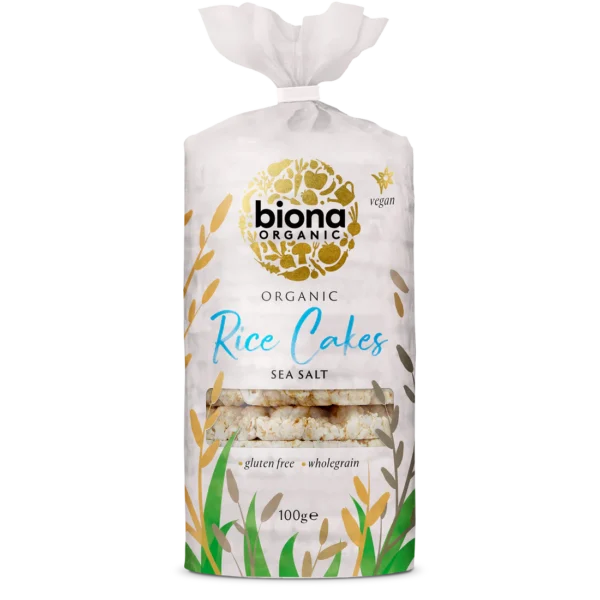 Biona Gluten Free Organic Rice Cakes With Salt 100g