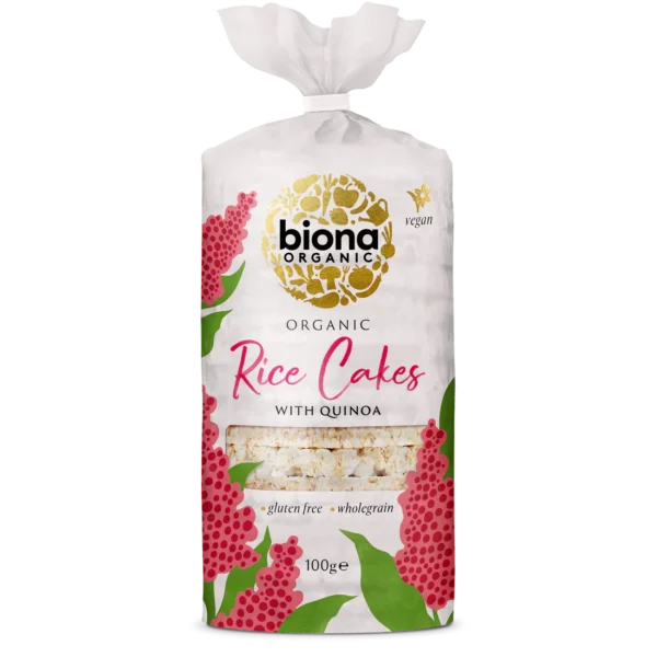 Biona Organic Rice Cakes with Quinoa 100g