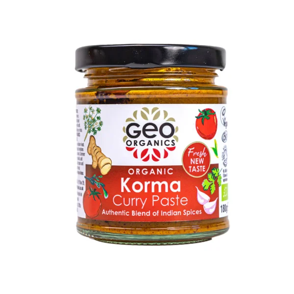 Geo Organics Organic Korma Curry Paste 180g