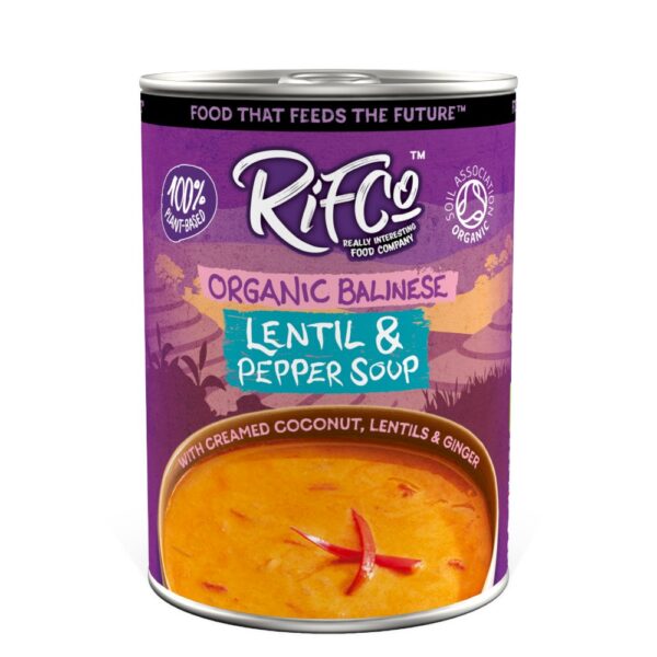 Rifco Organic Balinese Lentil & Red Pepper Soup 400g