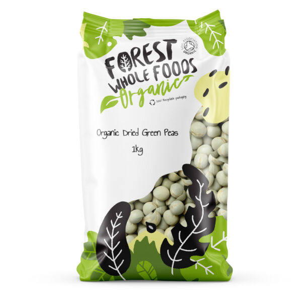 organic dried green peas 1kg