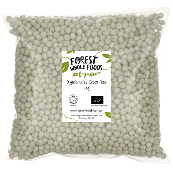 organic dried green peas 1kg