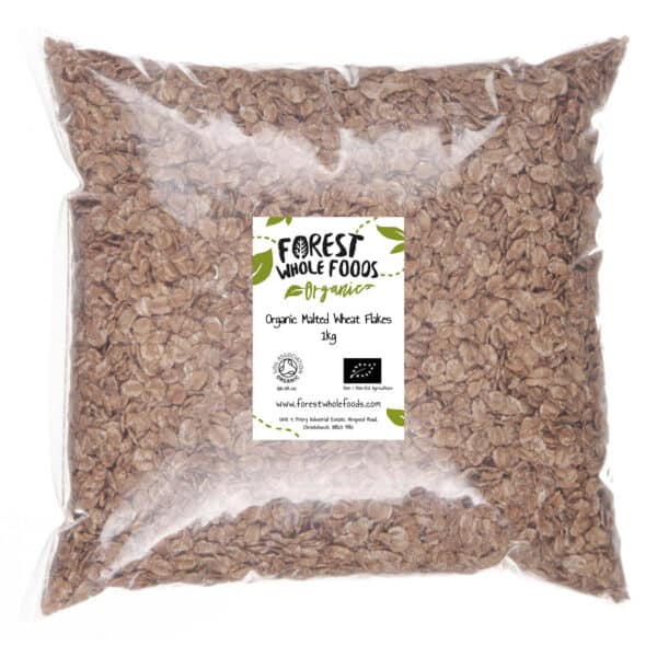 organic malted wheat flakes 1kg