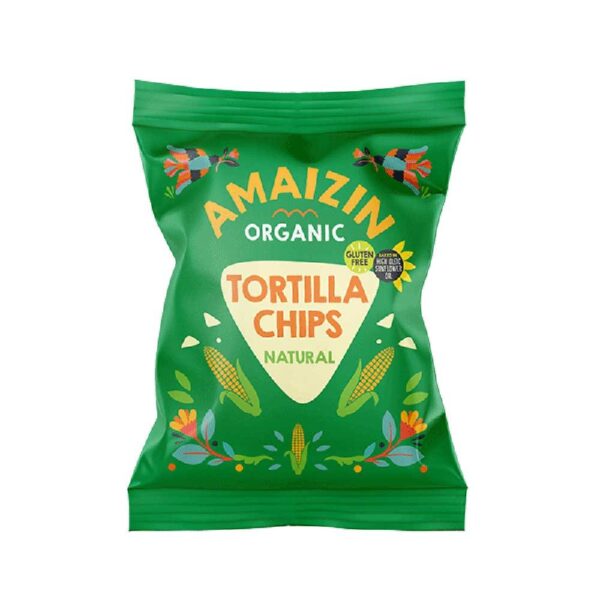 Amaizin Organic Natural Corn Chips 75g