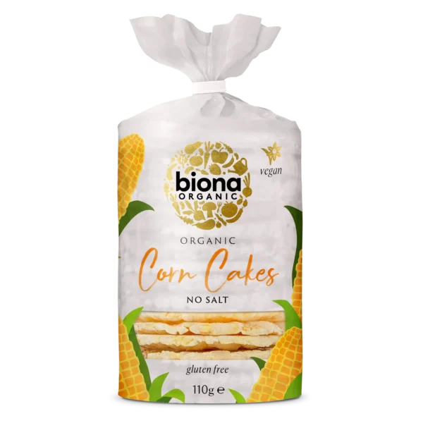 Biona Organic Corn Cakes No Salt 110g