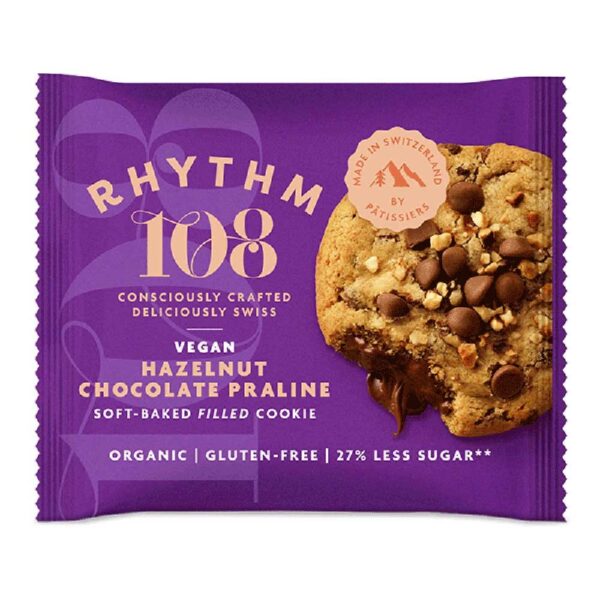 Rhythm 108 Organic Hazelnut Chocolate Praline Cookie 50g