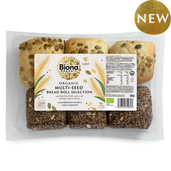 Biona Organic Multiseed Bread Roll Selection